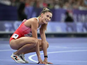 Natalia Bukowiecka, who will be running at the Doha Diamond League in 2025.