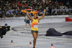 Yemisi Ogunleye at the 2024 Olympics